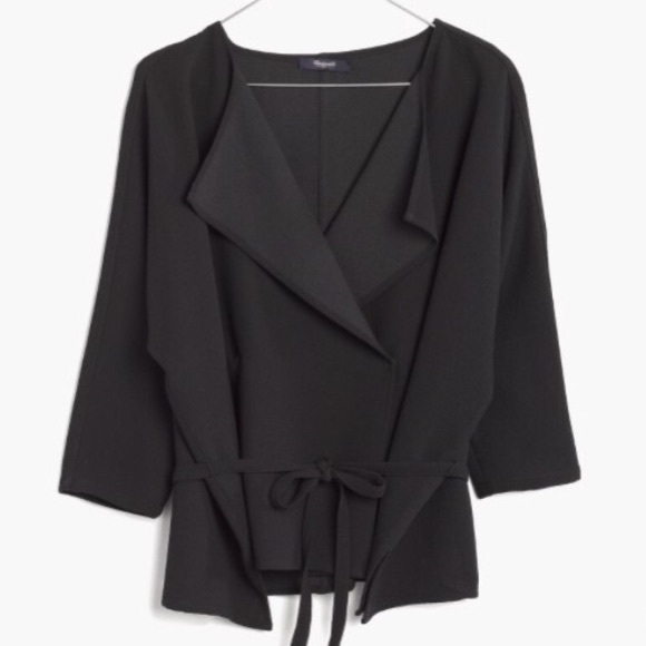 Madewell Jackets & Blazers - Madewell crepe wrap kimono jacket blouse